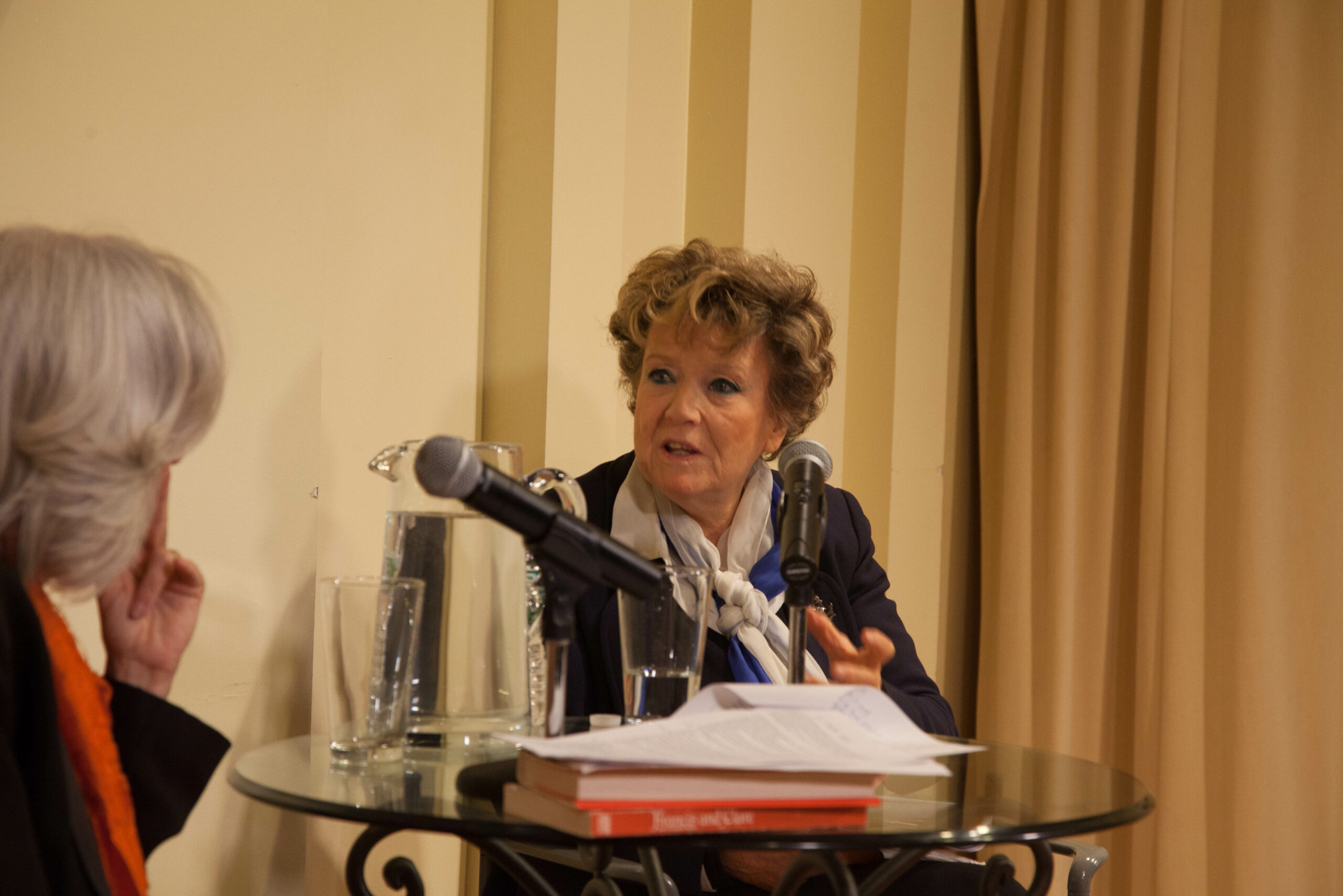 two-speakers-conversing-on-stage-from-dacia-maraini-at-casa-italiana