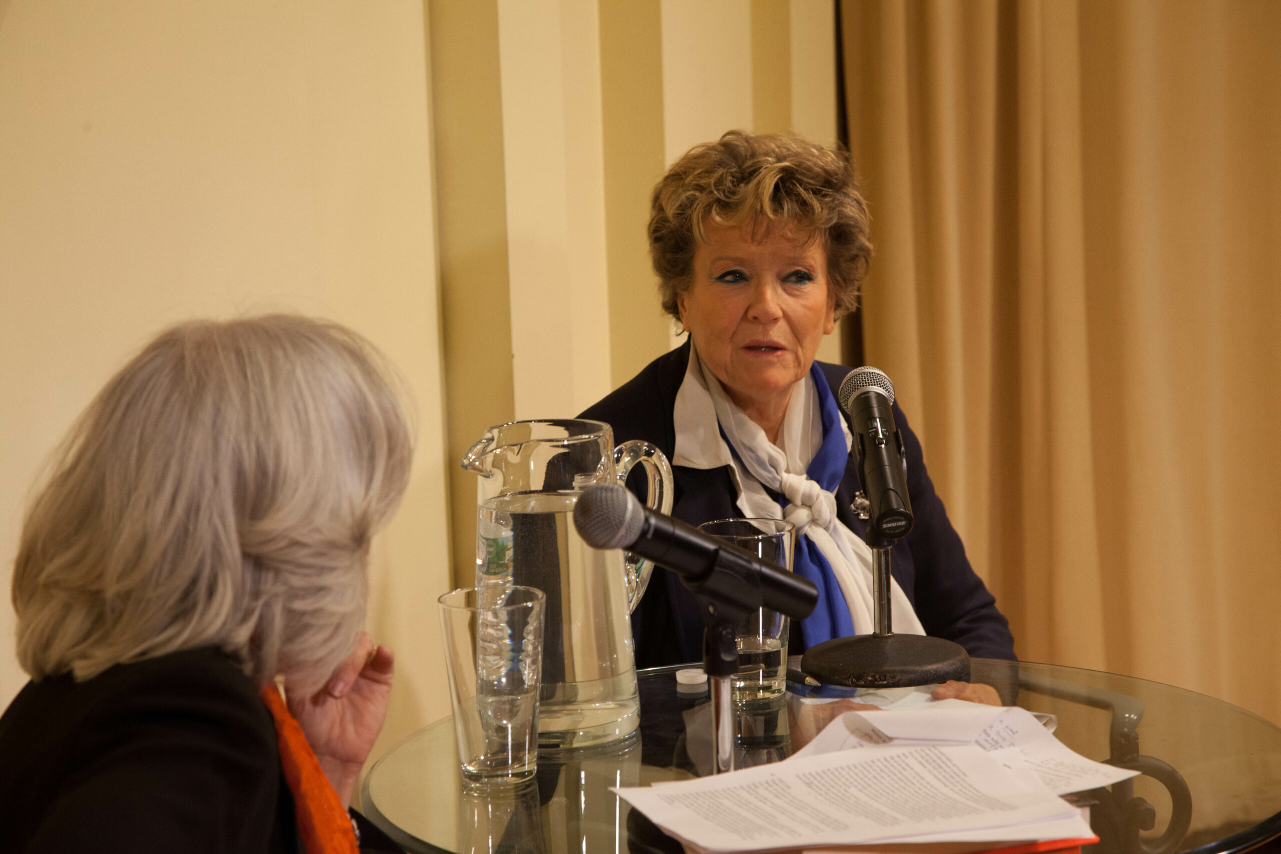 speakers-conversing-on-stage-from-dacia-maraini-at-casa-italiana