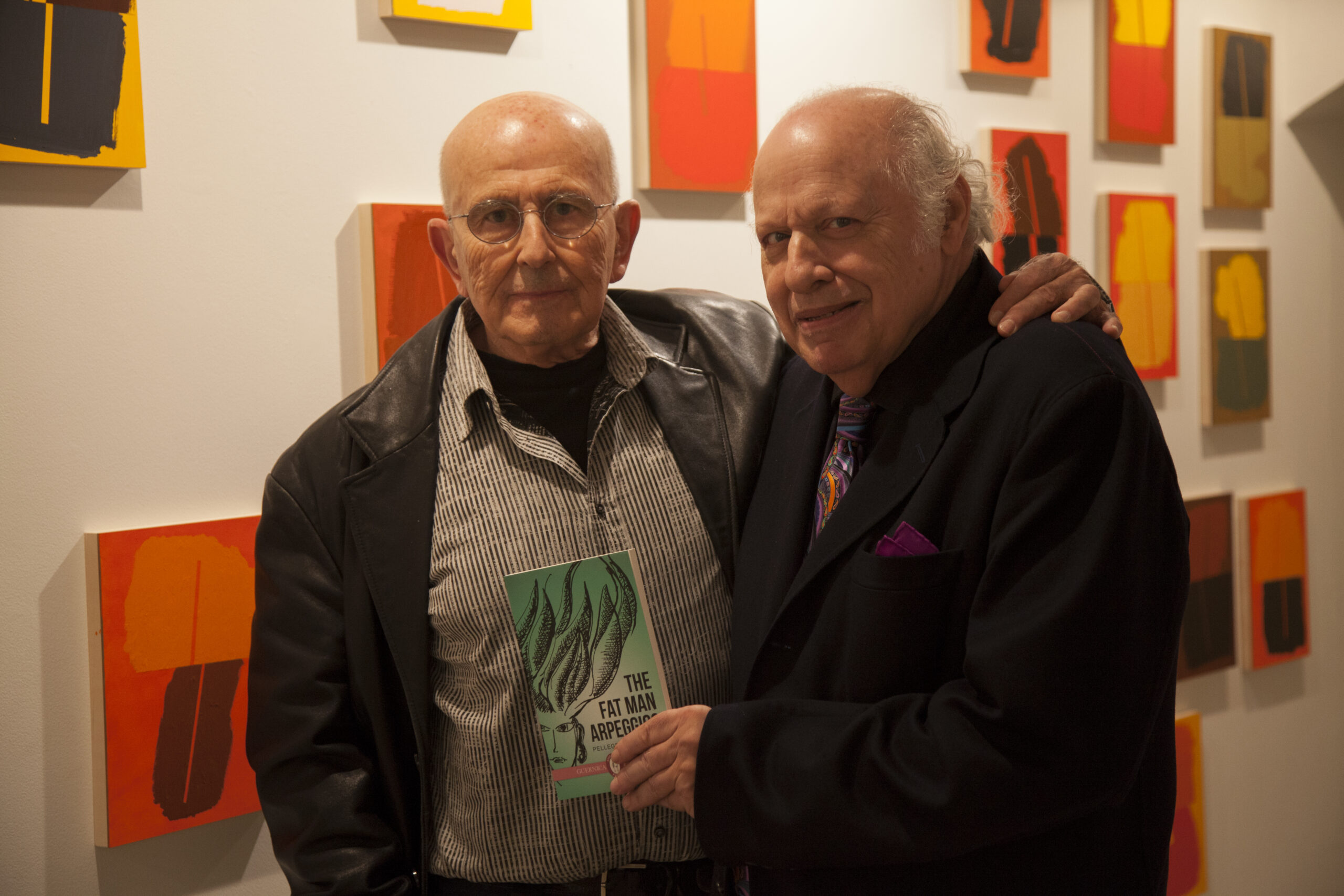 author-with-book-from-diffraction-exhibition-opening-and-the-fat-man-arpeggios-book-pres-at-casa-italiana