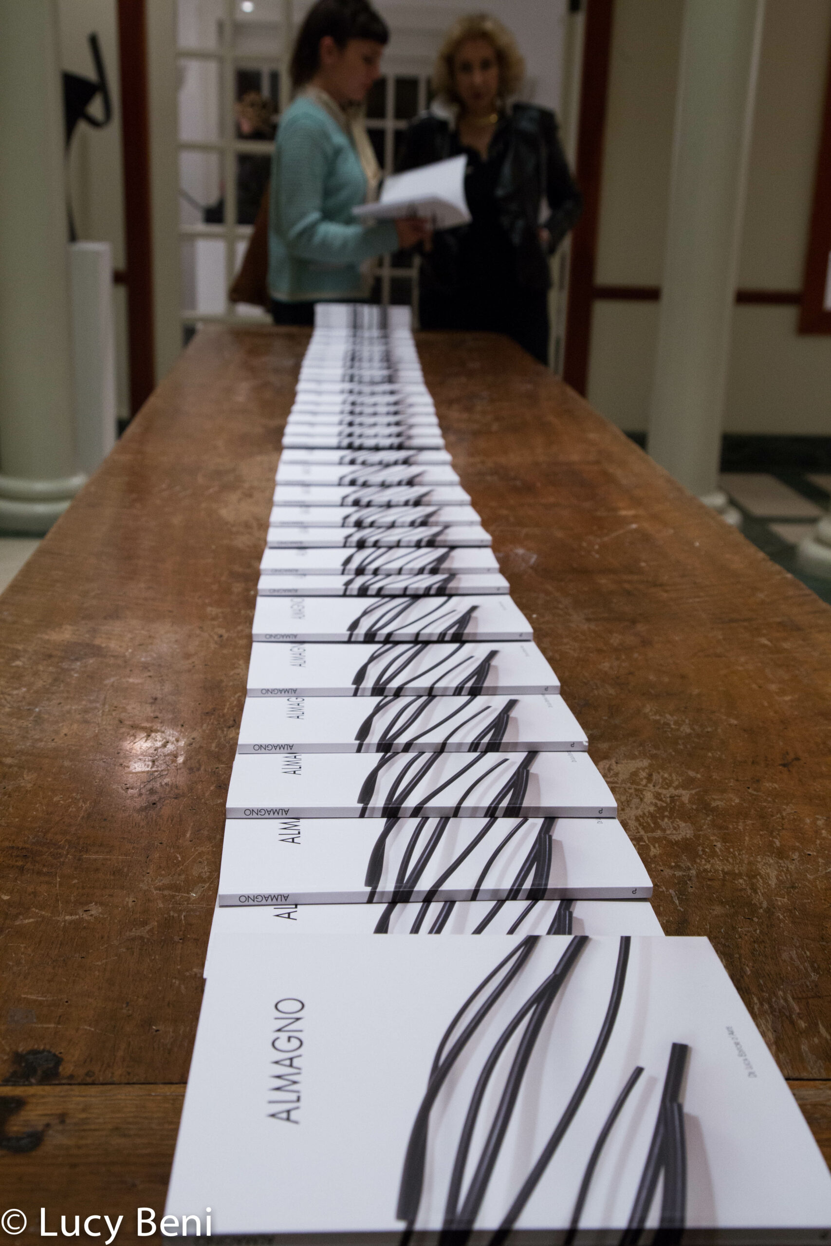 books-from-exhibiton-opening-works-by-roberto-almagno-at-casa-italiana
