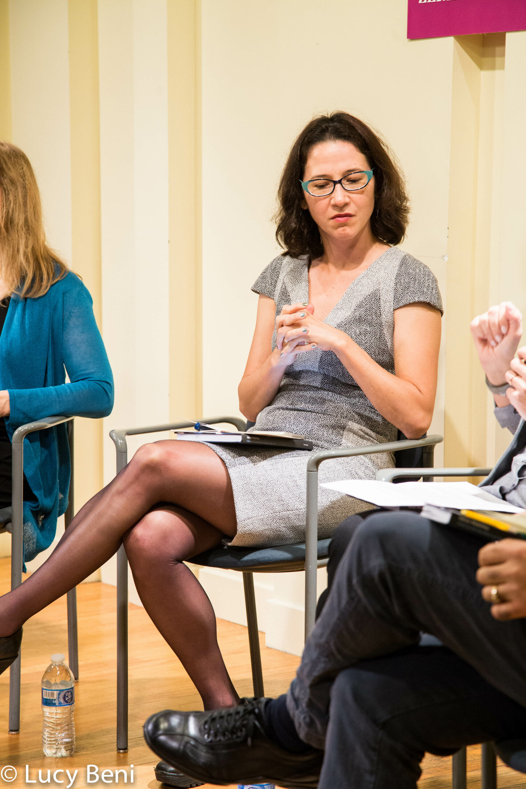 author-seated-on-stage-from-book-presentation-italian-mobilities-at-casa-italiana