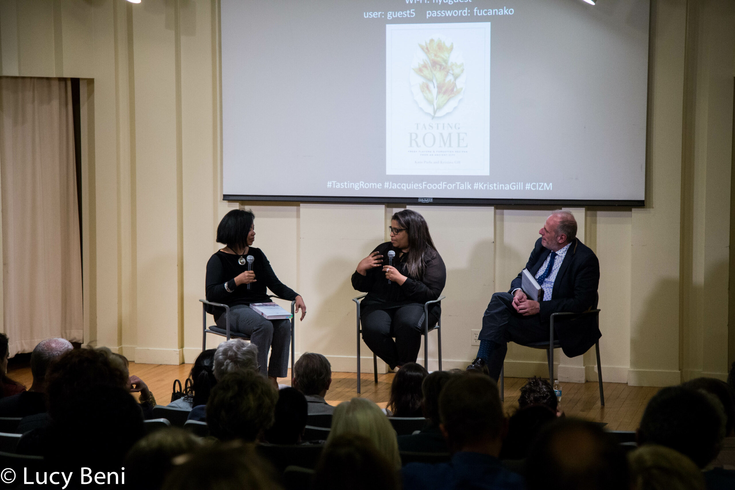 author-talking-from-book-presentation-tasting-rome-at-casa-italiana
