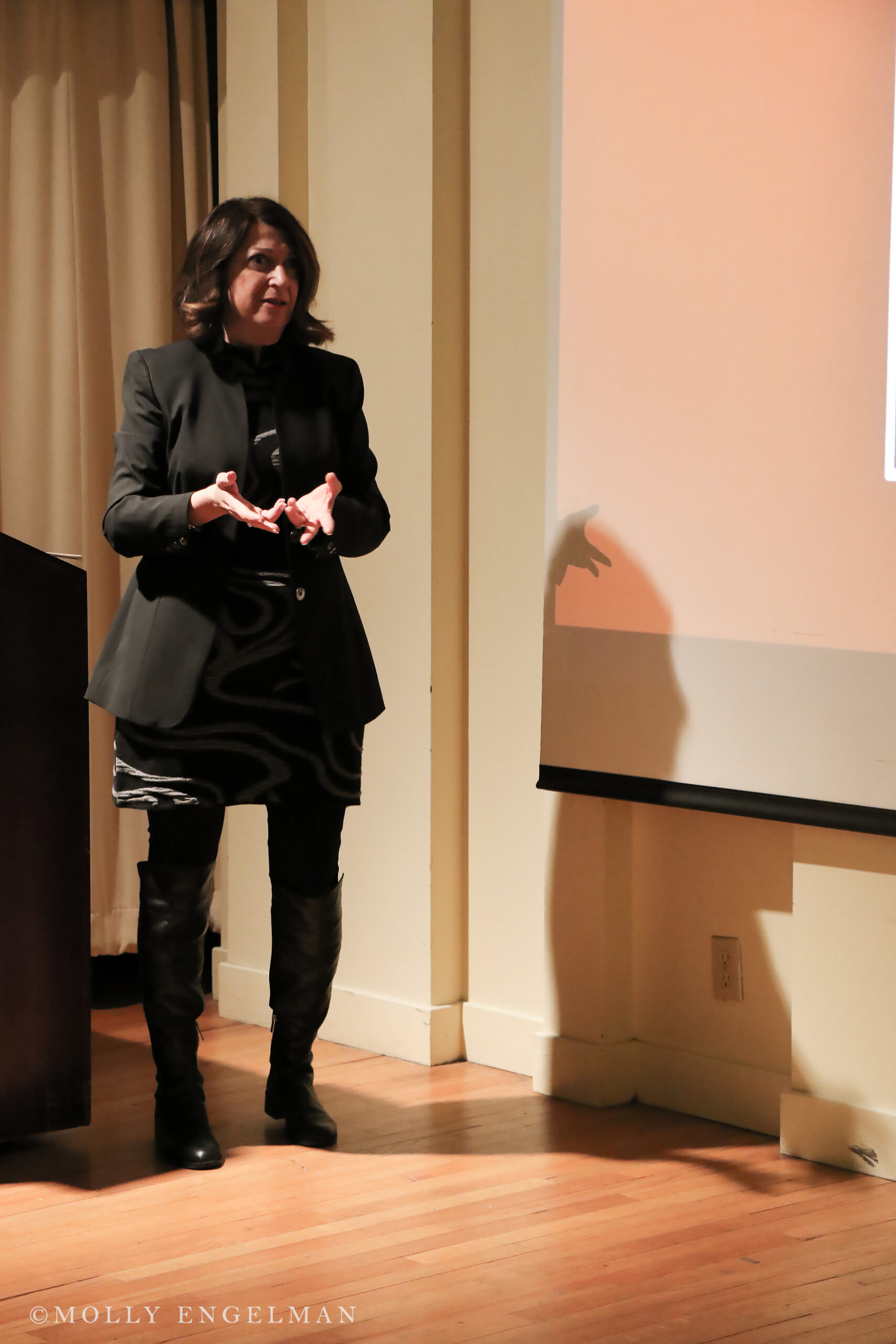 author-talking-from-book-presentation-italian-style-fashion-at-casa-italiana