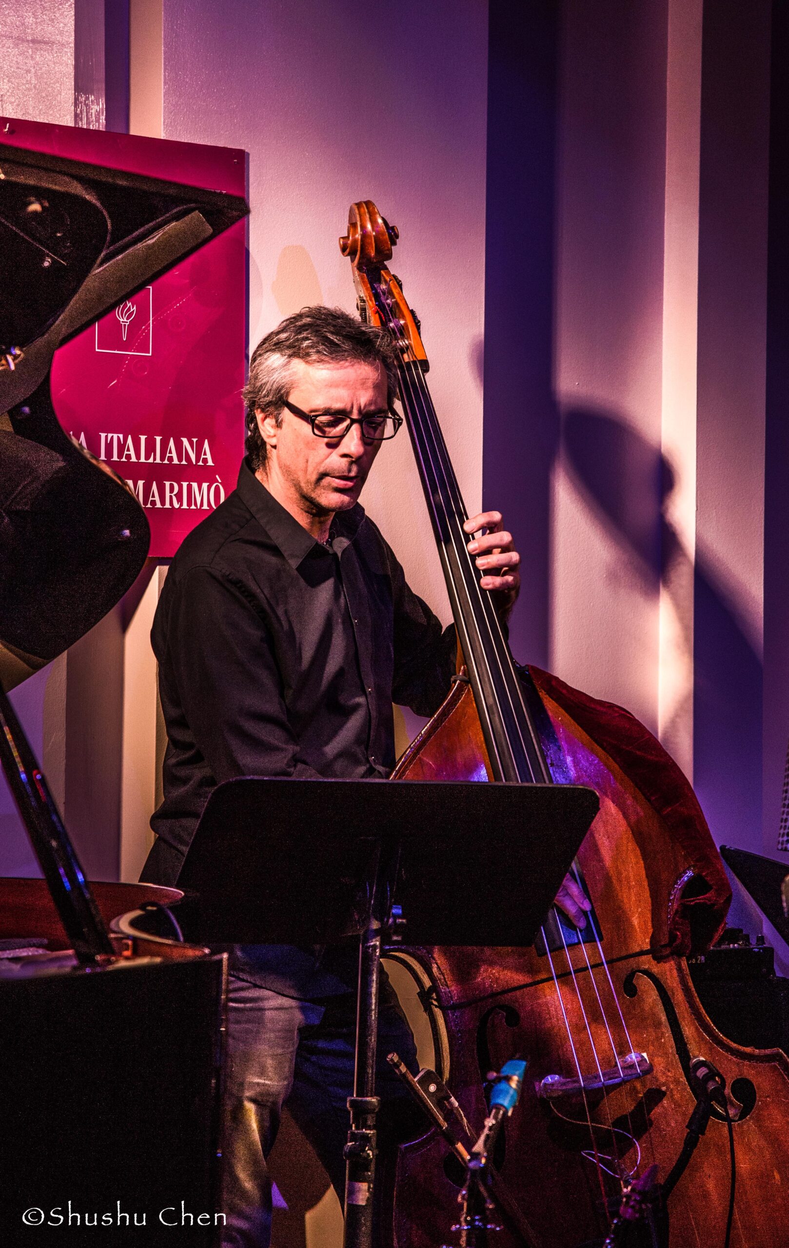 musician-playing-guitar-from-jazz-concert-luca-santaniello-at-casa-italiana