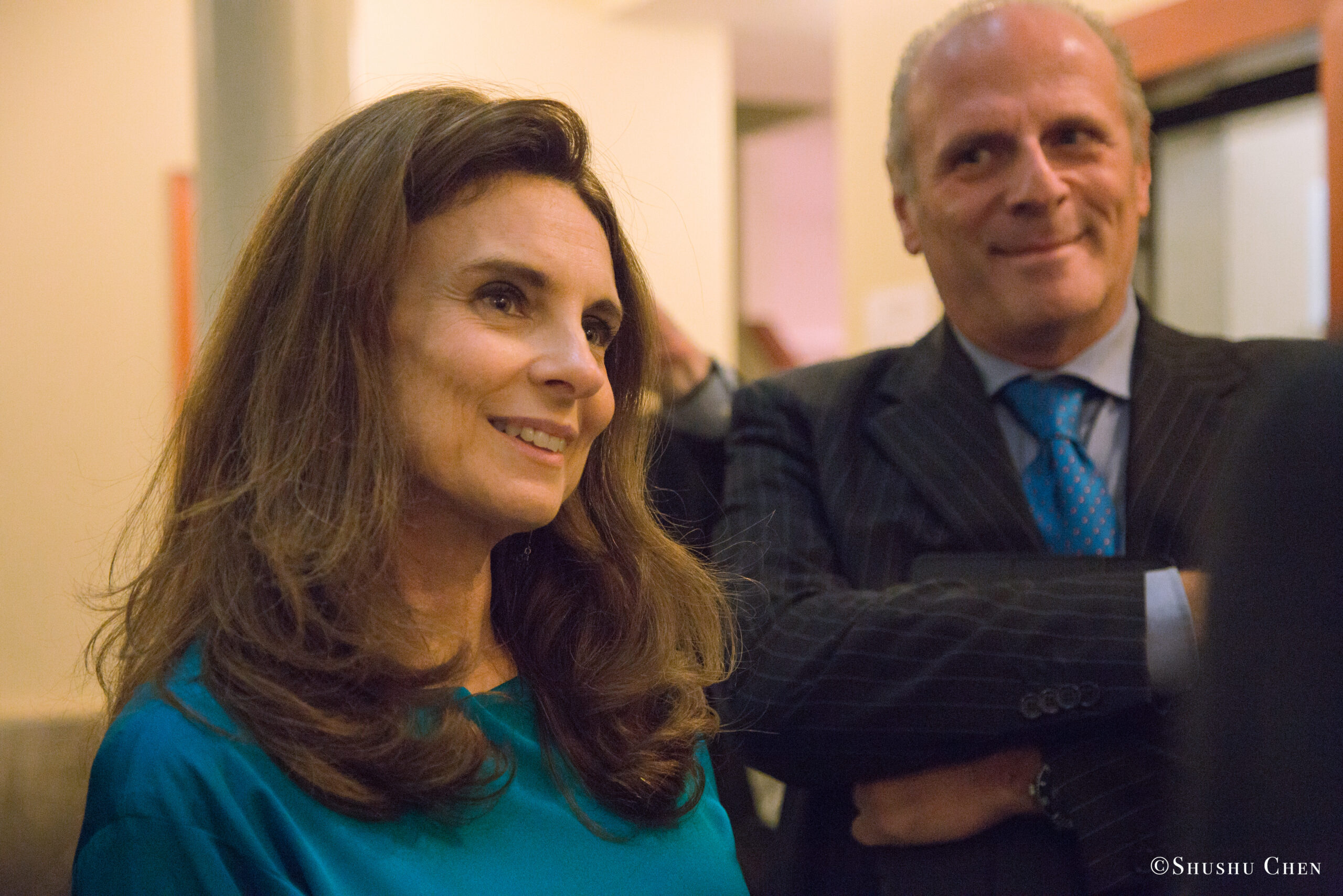 stefano-with-speaker-smiling-from-presentation-richard-gere-reads-italo-calvino-at-casa-italiana