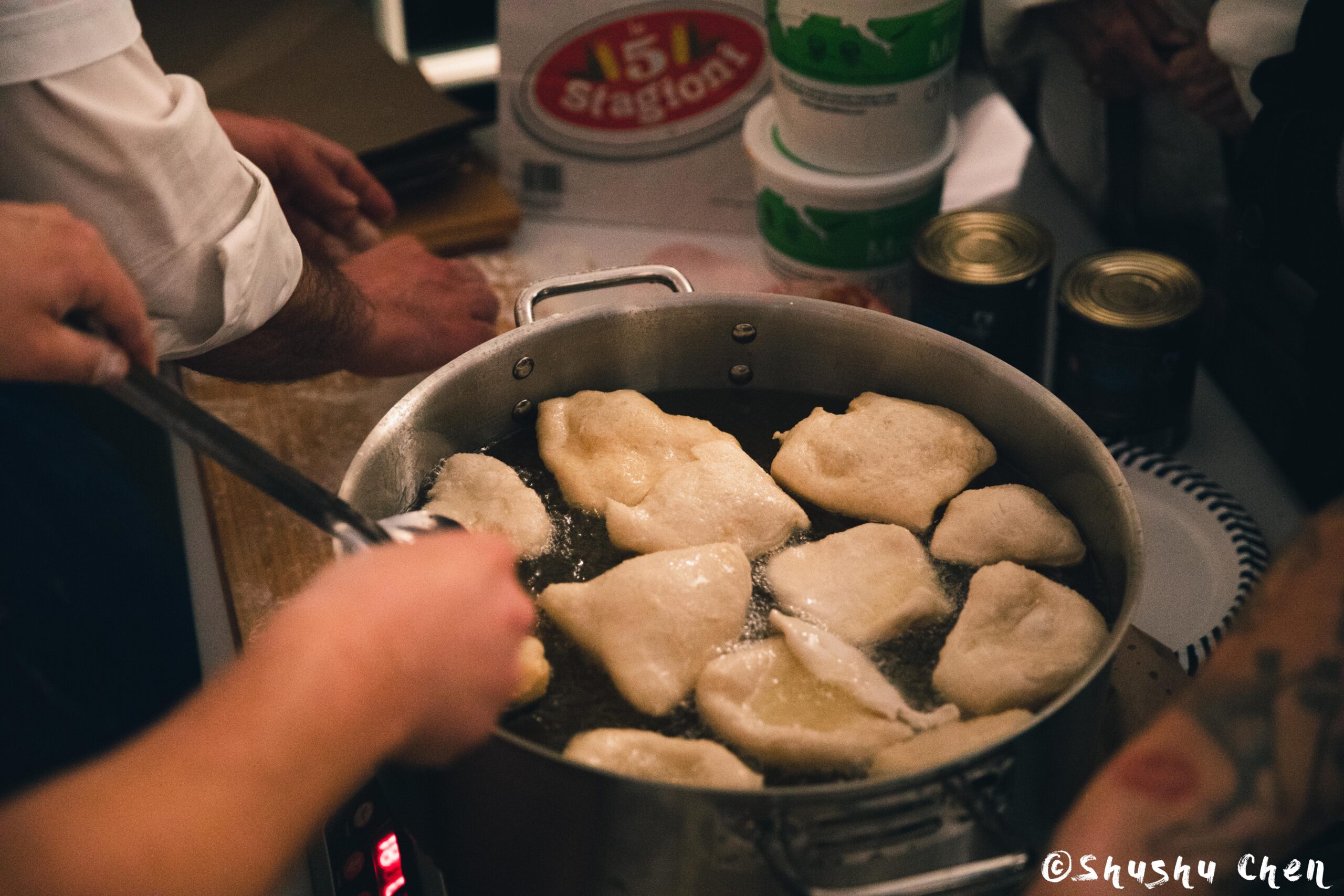 food-being-cooked-from-ny-premiere-screening-of-arrangiarsi-and-presentation-at-casa-italiana