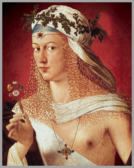 portrait of Lucrezia Borgia by Bartolomeo Veneto