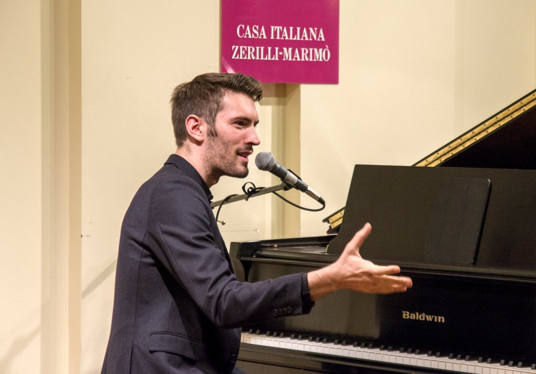 New York, Giovanni Caccamo. Solo Piano: NYU Casa Italiana