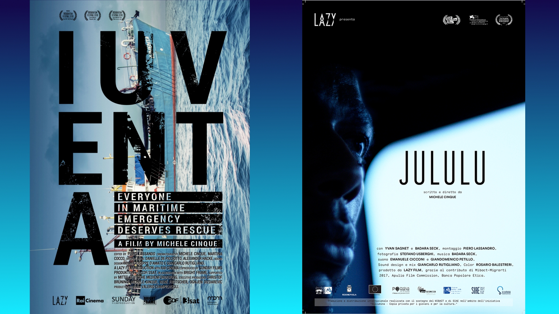 Iuventa and Jululu posters