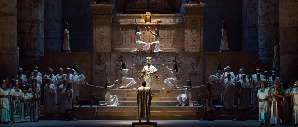 still from Aida at The Metropolitan Opera