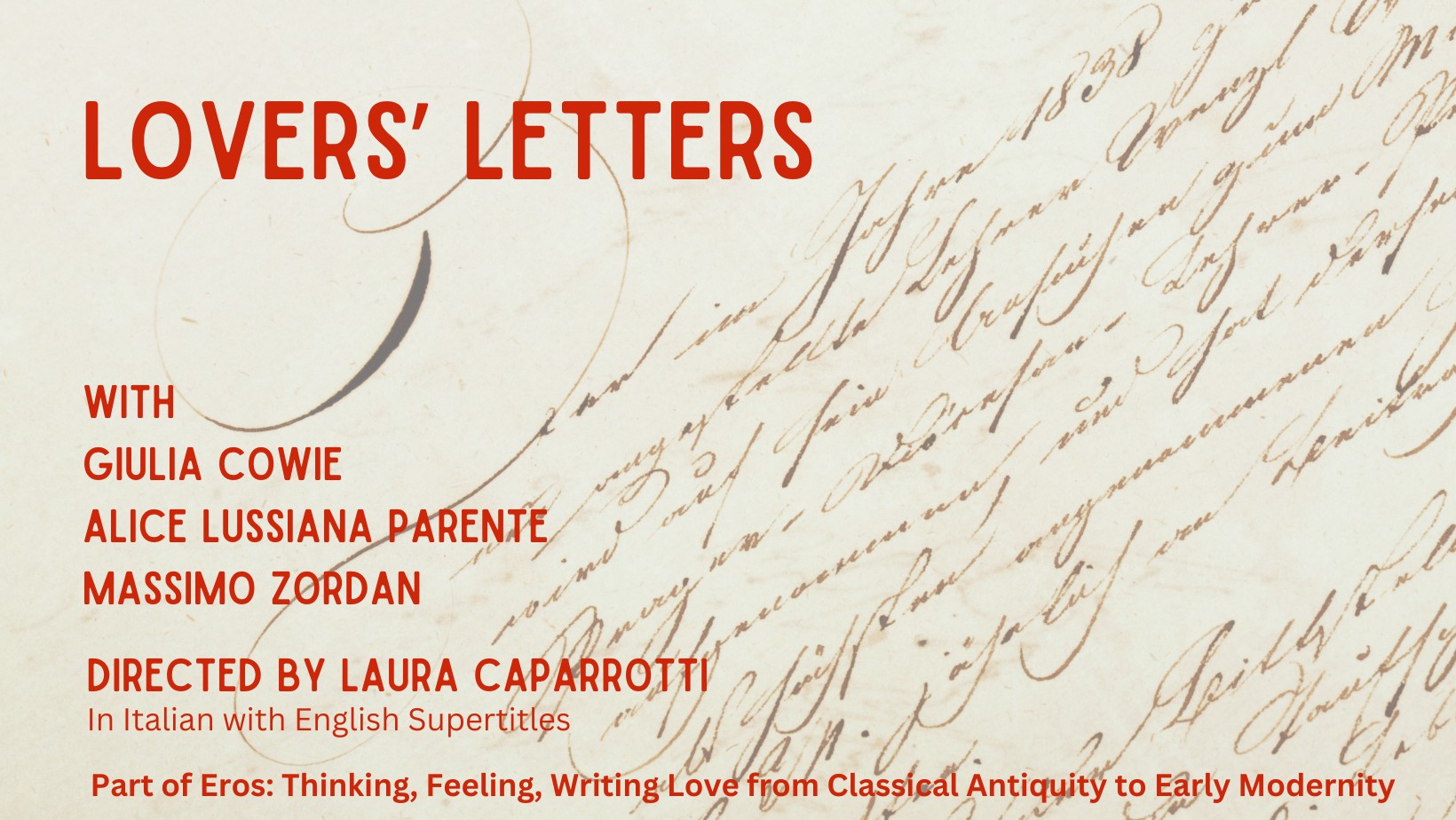 Lovers' Letters poster