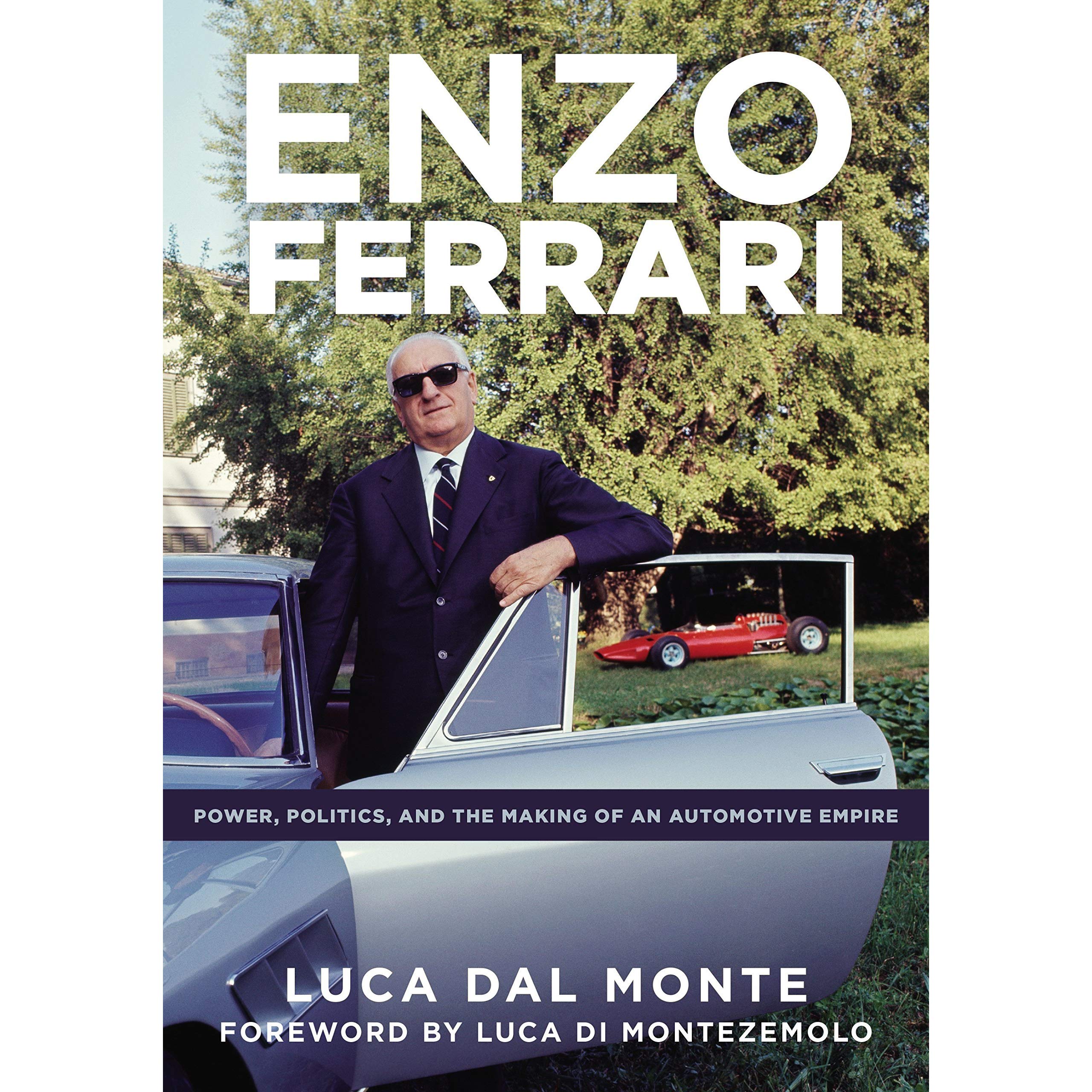 Detail from Enzo Ferrari book cover