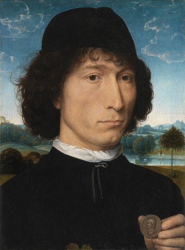 Portrait of a Man with a Roman Medal, Hans Memling, c. 1480