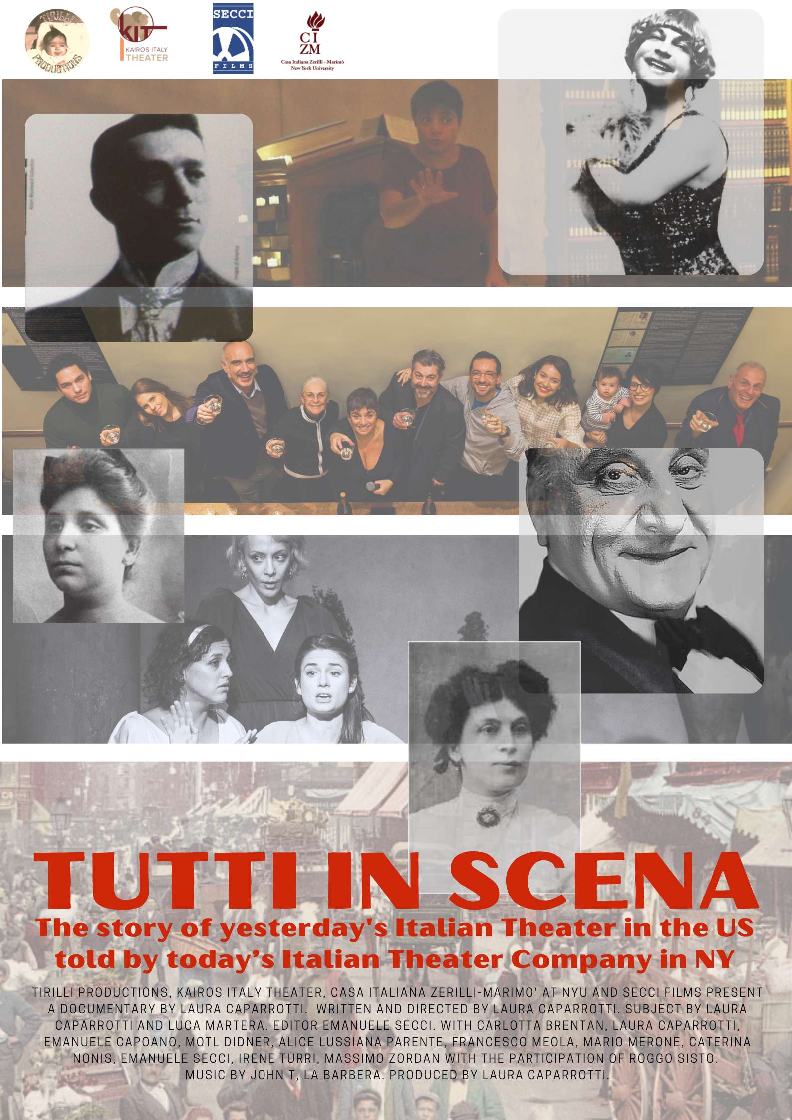 detail from Tutti in Scena poster