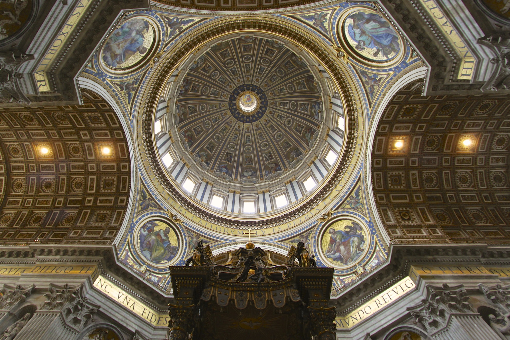 photo of the dome of St. Peter's Basilica