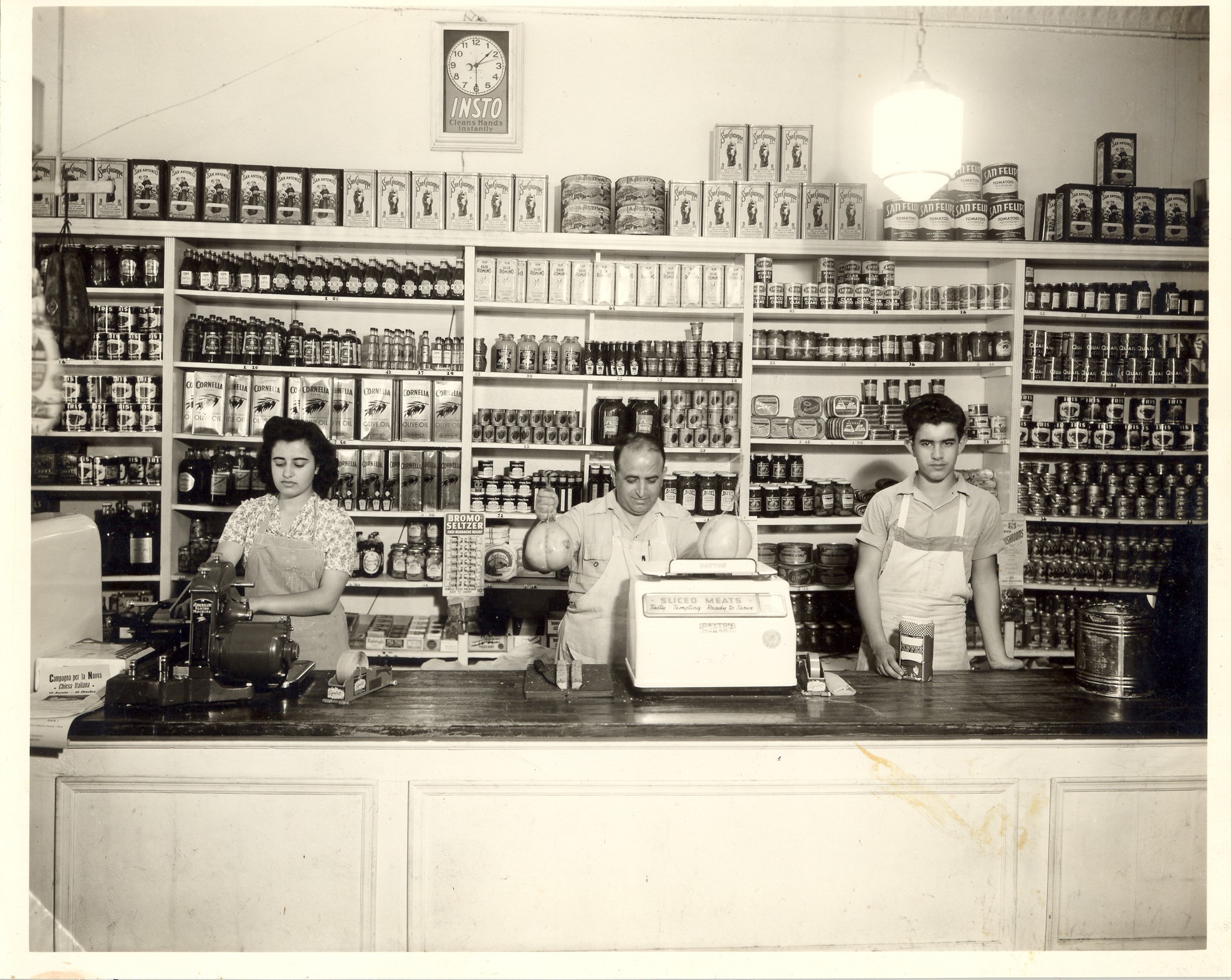 vintage Italian food store photo