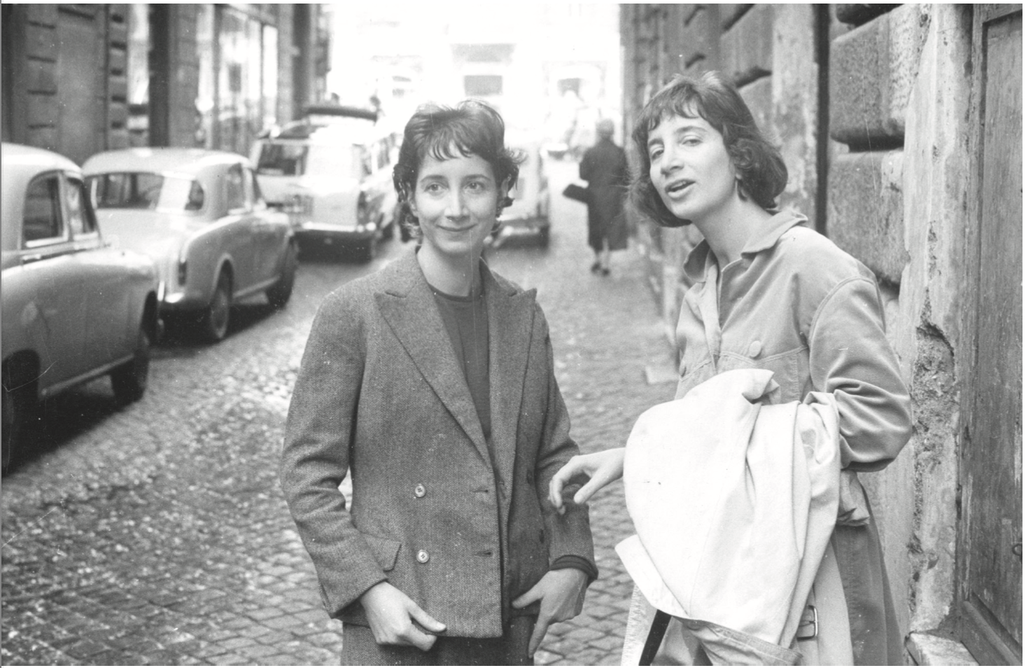 Paola and Lorenza Mazzetti in Rome, 1960