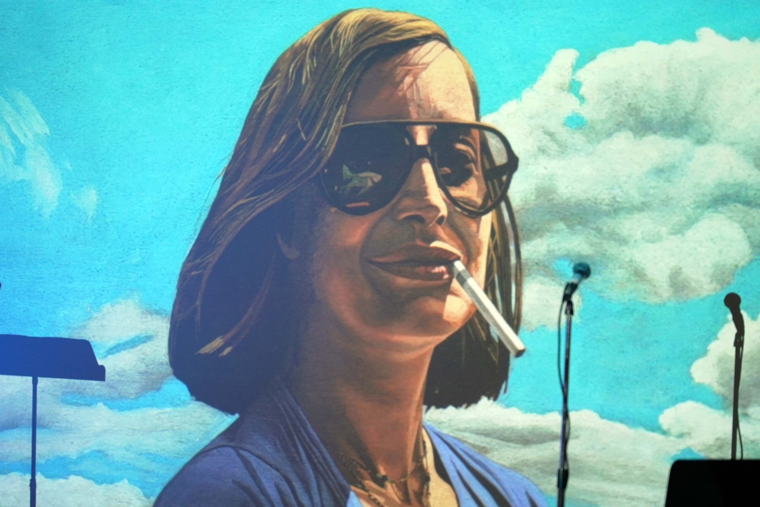Potrait of poet Patrizia Cavalli NYU CASA Italiana
